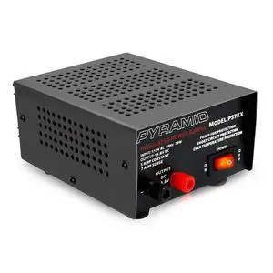 Universal Compact Bench Power Supply - 5 Amp Linear Regulated Home Lab Benchtop AC-to-DC 12V Converter w/ 13.8 Volt DC 115V AC 70 Watt Power Input, Screw Type Terminals, Cooling Fan - PS7KX Universal Compact Bench Power Supply - 5 Amp Linear Regulated Home Lab Benchtop AC-to-DC 12V Converter w/ 13.8 Volt DC 115V AC 70 Watt Power Input, Screw Type Terminals, Cooling Fan - PS7KX