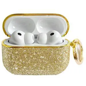 for Bling AirPods Pro 3 Case 2025| Cute Glitter Hard Air Pods Pro 3 Case (Model A2700/A2931) | with Keychain | Sparkly Rhinestone Airpods 3 Pro Cases for Women Girl(Gold) for Bling AirPods Pro 3 Case 2025| Cute Glitter Hard Air Pods Pro 3 Case (Model A2700/A2931) | with Keychain | Sparkly Rhinestone Airpods 3 Pro Cases for Women Girl(Gold)