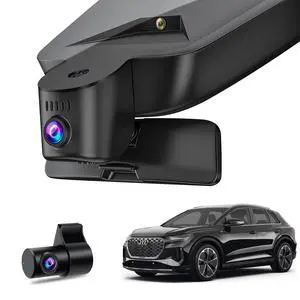 4K+1080P Dash Cam Front and Rear for Audi 2019-2026, Intergrated OEM Look | Dashcam with Free 128GB Card, App & WiFi, Loop Recording, Built-in G-sensor, Collision Detection, 24H Parking Monitor 4K+1080P Dash Cam Front and Rear for Audi 2019-2026, Intergrated OEM Look | Dashcam with Free 128GB Card, App & WiFi, Loop Recording, Built-in G-sensor, Collision Detection, 24H Parking Monitor