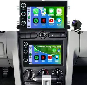 5GWiFi Upgrade Car Radio for Ford Mustang 2005-2009, Edge 2007-2010, Expedition 2007-2014, Fusion 2006-2009, 7inch Touch Screen Car Stereo Wireless Carplay Android Auto GPS Bluetooth FM Backup Camera 5GWiFi Upgrade Car Radio for Ford Mustang 2005-2009, Edge 2007-2010, Expedition 2007-2014, Fusion 2006-2009, 7inch Touch Screen Car Stereo Wireless Carplay Android Auto GPS Bluetooth FM Backup Camera
