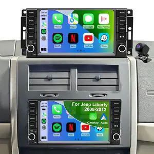 5GWiFi Radio for Jeep Liberty 2008-2012, Compass Patriot 2009-2016, Dodge Grand Caravan 2008-2020, Ram 1500/2500/3500 2009-2012, Wrangler 2007-2017, 7"Touchscreen Stereo apple Carplay Android Auto GPS 5GWiFi Radio for Jeep Liberty 2008-2012, Compass Patriot 2009-2016, Dodge Grand Caravan 2008-2020, Ram 1500/2500/3500 2009-2012, Wrangler 2007-2017, 7"Touchscreen Stereo apple Carplay Android Auto GPS