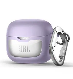 Magnetic Bumper Case Compatible with JBL Tune Flex Earbuds, Rugged Shockproof Protective Covers for JBL Tune Flex with Magnetic Lid Lock & Carabiner & Cleaning Kit & Removal Tool, Purple Magnetic Bumper Case Compatible with JBL Tune Flex Earbuds, Rugged Shockproof Protective Covers for JBL Tune Flex with Magnetic Lid Lock & Carabiner & Cleaning Kit & Removal Tool, Purple