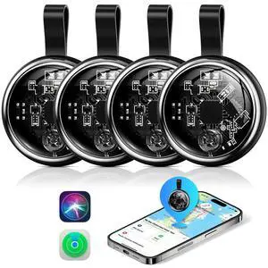2026 New Air Tracker Tags-4 Pack Compatible with Apple Find My (iOS Only), Bluetooth Tracker Smart Tag Waterproof Key Finder Item Locator for Keys, Wallet, Luggage, Pet 2026 New Air Tracker Tags-4 Pack Compatible with Apple Find My (iOS Only), Bluetooth Tracker Smart Tag Waterproof Key Finder Item Locator for Keys, Wallet, Luggage, Pet