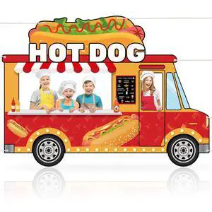 73 x 53 Inch Fabric Hot Dog Car Photo Booth Prop Fast Food Themed Party Decoration Hot Dog Truck Hanging Background BBQ Sausage Chips Burger Birthday Party Supplies for Baby Shower Home Decor 73 x 53 Inch Fabric Hot Dog Car Photo Booth Prop Fast Food Themed Party Decoration Hot Dog Truck Hanging Background BBQ Sausage Chips Burger Birthday Party Supplies for Baby Shower Home Decor