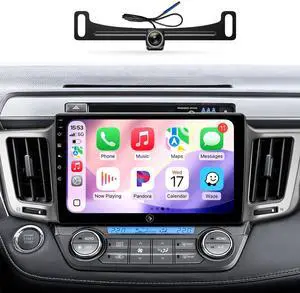 4G+64G for Toyota RAV4 2013-2018 Radio 10" QLED Touchscreen Car Stereo | Replacement Wireless Carplay Android Auto MirrorLink Airplay SWC FM/AM GPS Navigation Media Player Head Unit 4G+64G for Toyota RAV4 2013-2018 Radio 10" QLED Touchscreen Car Stereo | Replacement Wireless Carplay Android Auto MirrorLink Airplay SWC FM/AM GPS Navigation Media Player Head Unit