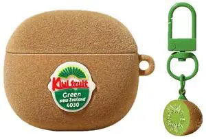 for AirPods Pro 3(2025) Case Creative Cool Summer Fruit Theme Protective Cover,Fun Realistic Artificial Fruit Soft TPU Silicone Earbud Skin Compatible with AirPods Pro 3+Keychain -Kiwi for AirPods Pro 3(2025) Case Creative Cool Summer Fruit Theme Protective Cover,Fun Realistic Artificial Fruit Soft TPU Silicone Earbud Skin Compatible with AirPods Pro 3+Keychain -Kiwi
