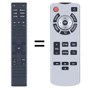 Replacement Remote Control for 2021-2024 Toyota Sienna - 8617045050 | for Sienna Rear Seat Entertainment DVD 86170-08040 86170-45050 Replacement Remote Control for 2021-2024 Toyota Sienna - 8617045050 | for Sienna Rear Seat Entertainment DVD 86170-08040 86170-45050