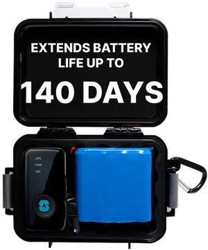 Spytec GPS Tracker with Up to 140 Day Extended Weatherproof Heavy Duty Magnetic Battery Case for Cars, Trucks, Business Vehicles - Unlimited US & Worldwide Real-Time Tracking App - Plan Needed Spytec GPS Tracker with Up to 140 Day Extended Weatherproof Heavy Duty Magnetic Battery Case for Cars, Trucks, Business Vehicles - Unlimited US & Worldwide Real-Time Tracking App - Plan Needed