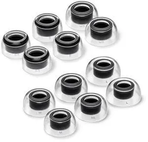 Crystal Ear Tips for Bose QuietComfort Ultra 2 - Replacement Tips | Compatible with Bose QuietComfort Ultra 2, 1, Bose QC Earbuds II, Grippy Surface for Active Lifestyle, Original Sound Crystal Ear Tips for Bose QuietComfort Ultra 2 - Replacement Tips | Compatible with Bose QuietComfort Ultra 2, 1, Bose QC Earbuds II, Grippy Surface for Active Lifestyle, Original Sound