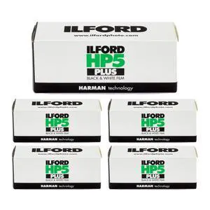 5 Rolls HP5 400 120 Film 5 Rolls HP5 400 120 Film