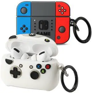 for Airpods Pro 2nd Generation Case, Funny 3D Cartoon Game Controller Design Silicone Soft Cases with Keychain for Airpods Pro 2nd Generation Case, Funny 3D Cartoon Game Controller Design Silicone Soft Cases with Keychain