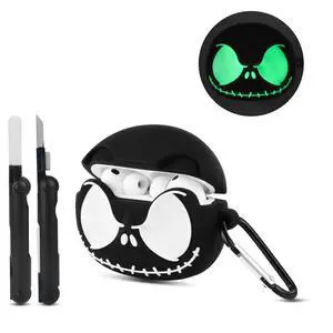 for AirPods Pro 3 Case with Cleaner Kit, Glow in ihe Dark, Black | Cool Cartoon Funny Skull Case for Apple Airpods Pro 3rd Generation Protective Case Cover for Airpod Pro3 for Women Men for AirPods Pro 3 Case with Cleaner Kit, Glow in ihe Dark, Black | Cool Cartoon Funny Skull Case for Apple Airpods Pro 3rd Generation Protective Case Cover for Airpod Pro3 for Women Men
