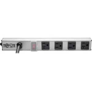 4-Outlet Bench & Cabinet Power Strip, 12 in Length, Two NEMA 5-15R and Two NEMA 5-20R, 15ft Cord with 5-20P Plug, (PS120420) 4-Outlet Bench & Cabinet Power Strip, 12 in Length, Two NEMA 5-15R and Two NEMA 5-20R, 15ft Cord with 5-20P Plug, (PS120420)