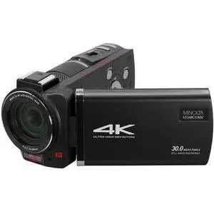 MN4K30NV 4K Camcorder, Night Vision, 30MP, 16X Zoom (Black) | Capture sharp photos and video with intuitive controls for travel, family and everyday moments MN4K30NV 4K Camcorder, Night Vision, 30MP, 16X Zoom (Black) | Capture sharp photos and video with intuitive controls for travel, family and everyday moments