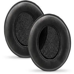 Sheepskin Ear Pads for ATH M50X, M50XBT, M40X, HyperX, SHURE, Turtle Beach, AKG, ATH, Philips, JBL, Fostex Replacement Memory Foam Earpads & Fits Many Headphones (See List), Leather Oval Sheepskin Ear Pads for ATH M50X, M50XBT, M40X, HyperX, SHURE, Turtle Beach, AKG, ATH, Philips, JBL, Fostex Replacement Memory Foam Earpads & Fits Many Headphones (See List), Leather Oval