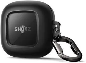 for SHOKZ OpenFit Case Cover, Shockproof Magnetic Cases for SHOKZ OpenFit Open-Ear Earbuds True Wireless Bluetooth Headphones, Protective Cover with Magnetic Lid Lock & Carabiner, Black for SHOKZ OpenFit Case Cover, Shockproof Magnetic Cases for SHOKZ OpenFit Open-Ear Earbuds True Wireless Bluetooth Headphones, Protective Cover with Magnetic Lid Lock & Carabiner, Black