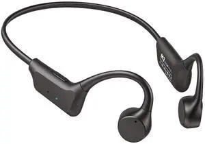 Bone Conduction Headphones - Bluetooth 5.4 Open Ear Wireless Headset, 12Hr Battery Life, IPX5 Waterproof - for Sports, Running, Hiking, Cycling - Includes Earplugs Bone Conduction Headphones - Bluetooth 5.4 Open Ear Wireless Headset, 12Hr Battery Life, IPX5 Waterproof - for Sports, Running, Hiking, Cycling - Includes Earplugs