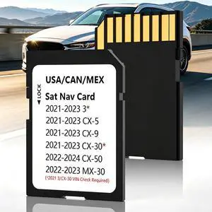 Navigation SD Card for Mazda - Compatible with Mazda CX-5(2021-23), CX-30(2021-23), 3 (2021-23), CX-9(2021-23), CX-50(2022-24), MX-30(2022-23) | Model TD2K66EZ1B | GPS Map Update for USA/CAN/MEX Navigation SD Card for Mazda - Compatible with Mazda CX-5(2021-23), CX-30(2021-23), 3 (2021-23), CX-9(2021-23), CX-50(2022-24), MX-30(2022-23) | Model TD2K66EZ1B | GPS Map Update for USA/CAN/MEX