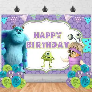 Monster University Birthday Party Supplies Backdrop 5x3 Cartoon Monster Kids Happy Birthday Background Photography Cartoon Party Decorations Banner Photo Booth Props Monster University Birthday Party Supplies Backdrop 5x3 Cartoon Monster Kids Happy Birthday Background Photography Cartoon Party Decorations Banner Photo Booth Props