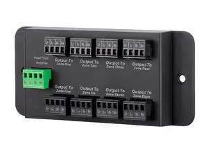 8 Zone Single Input Speaker Distribution Hub, Connect Up to 8 Pairs of Speakers to A Single Amplifier or Receiver, Black (138161) 8 Zone Single Input Speaker Distribution Hub, Connect Up to 8 Pairs of Speakers to A Single Amplifier or Receiver, Black (138161)