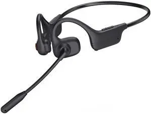 Open Ear Headphones with Mic, Bluetooth Wireless Headset with Microphone, Multipoint Connect Bluetooth 5.3 Headphone, Sweatproof Wireless Headset for Work, Driving, Running, Workouts Open Ear Headphones with Mic, Bluetooth Wireless Headset with Microphone, Multipoint Connect Bluetooth 5.3 Headphone, Sweatproof Wireless Headset for Work, Driving, Running, Workouts