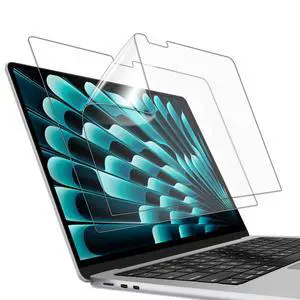 Matte Screen Protector for MacBook Air 13" (M2-M5), 2-Pack | For MacBook Air 13" (2026-2022), Anti-Glare Matte Film, Anti-Fingerprint Coating, Scratch Protection Matte Screen Protector for MacBook Air 13" (M2-M5), 2-Pack | For MacBook Air 13" (2026-2022), Anti-Glare Matte Film, Anti-Fingerprint Coating, Scratch Protection