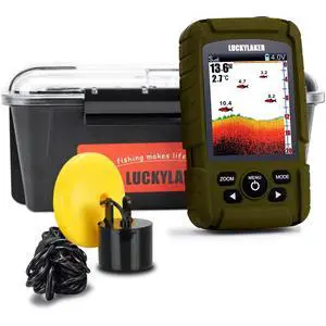 Water Depth Fish Finders Waterproof Portable Fishing Fish Finder Display Handheld Ice Fishing Finder Sonar Sensor Transducer for Boat Kayak Sea Fishing Water Depth Fish Finders Waterproof Portable Fishing Fish Finder Display Handheld Ice Fishing Finder Sonar Sensor Transducer for Boat Kayak Sea Fishing