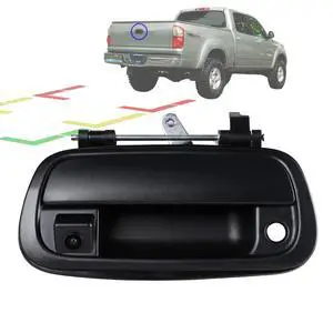 Tailgate Handle Backup Camera for 2000-2006 Toyota Tundra Rear View Reverse Parking Assist Camera with Optional Guideline Tundra Factory Tailgate Handle Replacement W/26ft RCA Extension Cable Tailgate Handle Backup Camera for 2000-2006 Toyota Tundra Rear View Reverse Parking Assist Camera with Optional Guideline Tundra Factory Tailgate Handle Replacement W/26ft RCA Extension Cable
