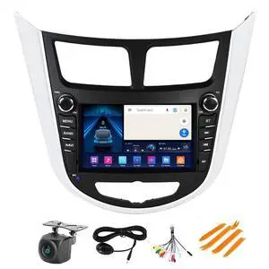 Android Stereo Radio for Hyundai Accent 2012-2017, 7 Inch GPS Navi Car-Play Android Auto Upgrade IPS WiFi Blue-Tooth RDS Head Unit 2GB RAM 64GB ROM Android Stereo Radio for Hyundai Accent 2012-2017, 7 Inch GPS Navi Car-Play Android Auto Upgrade IPS WiFi Blue-Tooth RDS Head Unit 2GB RAM 64GB ROM