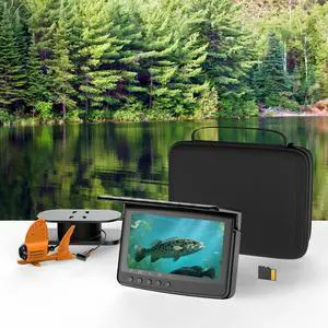 5" Underwater Fishing Camera 720P DVR, Fish Finder w/ 32GB Card | 66FT Cable w/ 160FOV & 8 IR Night Vision Lights, 10000mAh 10H Battery, USB-C Charge, Ideal for Lake, Ice & Boat Fishing 5" Underwater Fishing Camera 720P DVR, Fish Finder w/ 32GB Card | 66FT Cable w/ 160FOV & 8 IR Night Vision Lights, 10000mAh 10H Battery, USB-C Charge, Ideal for Lake, Ice & Boat Fishing