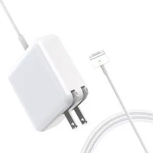 45W MacBook Air Charger - Magnetic Type, Mag2 T Interface - Compatible with 11-inch and 13-inch MacBook Air Models from 2012 to 2017. Laptop Power Adapter 45W MacBook Air Charger - Magnetic Type, Mag2 T Interface - Compatible with 11-inch and 13-inch MacBook Air Models from 2012 to 2017. Laptop Power Adapter