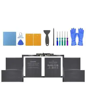 Replacement Battery for MacBook Pro A1990, 15-Inch, 2018-2019 | A1953 Battery, 11.4V 7400mAh 84.36Wh, EMC 3215/3359, up to 1000 cycles, 5 screwdrivers, tool kit, installation guide Replacement Battery for MacBook Pro A1990, 15-Inch, 2018-2019 | A1953 Battery, 11.4V 7400mAh 84.36Wh, EMC 3215/3359, up to 1000 cycles, 5 screwdrivers, tool kit, installation guide