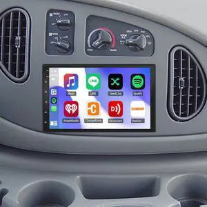 Car Stereo Radio for Ford E150 E250 E350 1998-2003 2004 2005 2006 2007 2008 | 2+32G 7'' Touch Screen with Wireless CarPlay Android Auto GPS WiFi Bluetooth FM/RDS SWC Backup Camera Car Stereo Radio for Ford E150 E250 E350 1998-2003 2004 2005 2006 2007 2008 | 2+32G 7'' Touch Screen with Wireless CarPlay Android Auto GPS WiFi Bluetooth FM/RDS SWC Backup Camera