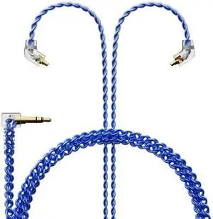 BASN SC100 Silver Plated Earphone Cable, 1.5m MMCX Detachable Cable for in-Ear Monitors - Designed for BASN Series IEMs Including Bsinger & Bmaster BASN SC100 Silver Plated Earphone Cable, 1.5m MMCX Detachable Cable for in-Ear Monitors - Designed for BASN Series IEMs Including Bsinger & Bmaster