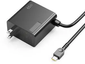 65W USB-C Wall Laptop Charger Compatible with Lenovo ThinkPad ThinkBook Yoga Chromebook IdeaPad Series 65W USB-C Wall Laptop Charger Compatible with Lenovo ThinkPad ThinkBook Yoga Chromebook IdeaPad Series