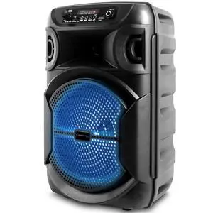 8 Inch Portable 800 W Bluetooth Speaker w/Woofer & Tweeter | Festival PA LED Speaker with Bluetooth/USB Card, True Wireless Stereo, 30 Feet BT Range 8 Inch Portable 800 W Bluetooth Speaker w/Woofer & Tweeter | Festival PA LED Speaker with Bluetooth/USB Card, True Wireless Stereo, 30 Feet BT Range
