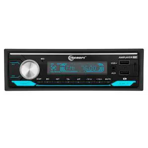 Taramps Amplayer G2 Bluetooth Car Stereo Single DIN Media Receiver with Built-in 400W RMS Amplifier, 4 Channels, USB, SD, FM Radio, Hands-Free Calling, Audio Processor & RGB LED Control Taramps Amplayer G2 Bluetooth Car Stereo Single DIN Media Receiver with Built-in 400W RMS Amplifier, 4 Channels, USB, SD, FM Radio, Hands-Free Calling, Audio Processor & RGB LED Control