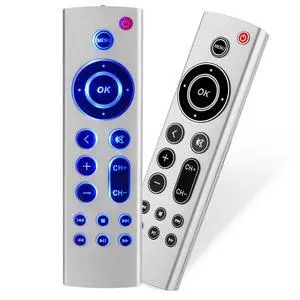 (Pack of 2) Universal Replacement Remote for Apple TV 4K/ Gen 1 2 3 4/ HD A2843 A2737 A2169 A1842 A1625 A1427 A1469 A1378 A1218, No Voice No Siri with Blue Backlight (Pack of 2) Universal Replacement Remote for Apple TV 4K/ Gen 1 2 3 4/ HD A2843 A2737 A2169 A1842 A1625 A1427 A1469 A1378 A1218, No Voice No Siri with Blue Backlight