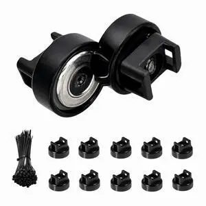 Heavy-Duty Magnetic Zip Tie Mounts,10Pcs Multipurpose Cable Holder with Nylon Cable Ties (50 Pieces) for Efficient Wire Management Heavy-Duty Magnetic Zip Tie Mounts,10Pcs Multipurpose Cable Holder with Nylon Cable Ties (50 Pieces) for Efficient Wire Management