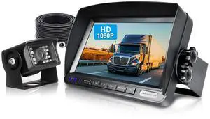 Rear View Camera Kit, Wired Backup Camera System 7 Inch Monitor IP69 Waterproof IR Night Vision 149° View Reversing Camera for Truck/Semi-Trailer/Box Truck/RV(SY01) Rear View Camera Kit, Wired Backup Camera System 7 Inch Monitor IP69 Waterproof IR Night Vision 149° View Reversing Camera for Truck/Semi-Trailer/Box Truck/RV(SY01)