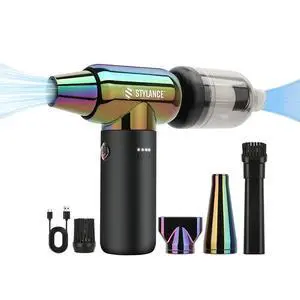 Compressed Air Duster - Barber Blower, Electric Duster, 3 Gear Mini Portable Jet Dry Air Blower, for PC, Office,Salon, Fan, Laptop, Keyboard, Car (Green) Compressed Air Duster - Barber Blower, Electric Duster, 3 Gear Mini Portable Jet Dry Air Blower, for PC, Office,Salon, Fan, Laptop, Keyboard, Car (Green)