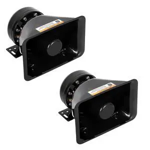High Performance Siren Speaker | Compatible with Any 100-200 Watt Siren 100W 200W(2 pcs) High Performance Siren Speaker | Compatible with Any 100-200 Watt Siren 100W 200W(2 pcs)