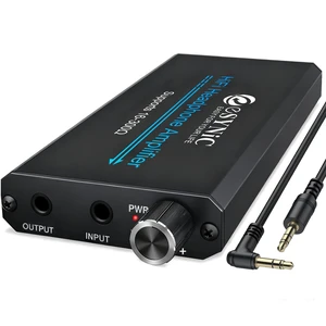 Rechargeable 16-300 Ohms Portable Headphone Amplifier 3.5mm 12H Play Time- with Gain Switch & Volume Control-Aluminum Alloy for Phone/Laptops/PC/MP4/Gaming Consoles/CD Player Rechargeable 16-300 Ohms Portable Headphone Amplifier 3.5mm 12H Play Time- with Gain Switch & Volume Control-Aluminum Alloy for Phone/Laptops/PC/MP4/Gaming Consoles/CD Player
