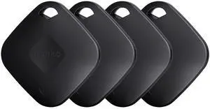 Real-time Positioning Tracker Tag(Only for Android, Not for iOS), Key Finder, Itme Tracker Work with Google Find Hub, Tracker for Key, Luggage, Backpack etc, 4 Pack Black Real-time Positioning Tracker Tag(Only for Android, Not for iOS), Key Finder, Itme Tracker Work with Google Find Hub, Tracker for Key, Luggage, Backpack etc, 4 Pack Black
