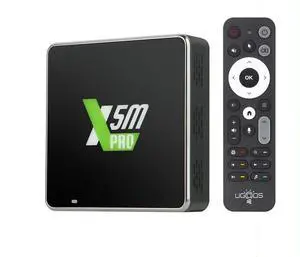 X5m PRO TV Box Android 14.0 Amlogic S905x5m 4GB RAM 32GB ROM 2.4G/5G Dual WiFi Ethernet 1000M USB 2.0 BT5.4 Support AV1 VP9 H.265 4K HDR Box X5m PRO TV Box Android 14.0 Amlogic S905x5m 4GB RAM 32GB ROM 2.4G/5G Dual WiFi Ethernet 1000M USB 2.0 BT5.4 Support AV1 VP9 H.265 4K HDR Box