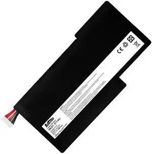 BTY-M6J BTY-U6J Battery Replacement for MSI GS63 GS63VR GS73 GS73VR Series Gaming Notebook, 11.4V 64.98Wh 5700mAh 3-Cell Lithium Polymer Business Laptop Battery, CE/FCC/RoHS Certified BTY-M6J BTY-U6J Battery Replacement for MSI GS63 GS63VR GS73 GS73VR Series Gaming Notebook, 11.4V 64.98Wh 5700mAh 3-Cell Lithium Polymer Business Laptop Battery, CE/FCC/RoHS Certified