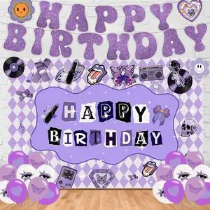 Olivia Singer Birthday Backdrop,Pop Singer Poster for Music Theme Party Decorations Kpop Birthday Supplies Background Studio Shoot Photo Props Olivia Singer Birthday Backdrop,Pop Singer Poster for Music Theme Party Decorations Kpop Birthday Supplies Background Studio Shoot Photo Props