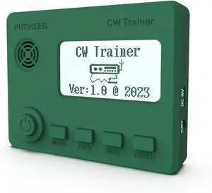 Mini CW Trainer Morse Code Trainer with Display, Moore Simo Wales Code Shortwave Radio Telegraph Key Car Key Learning CW Radio for Telegraph Practice with Charging Cable(Green) Mini CW Trainer Morse Code Trainer with Display, Moore Simo Wales Code Shortwave Radio Telegraph Key Car Key Learning CW Radio for Telegraph Practice with Charging Cable(Green)