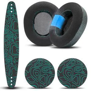 Mod Kit Nova Pro Wireless & Nova Elite RandomFrankP Edition - Cooling Gel Earpads, Silicone Headband, & Magnetic Plates for SteelSeries Arctis Nova Pro Wireless & Nova Elite by Wicked Cushions Mod Kit Nova Pro Wireless & Nova Elite RandomFrankP Edition - Cooling Gel Earpads, Silicone Headband, & Magnetic Plates for SteelSeries Arctis Nova Pro Wireless & Nova Elite by Wicked Cushions