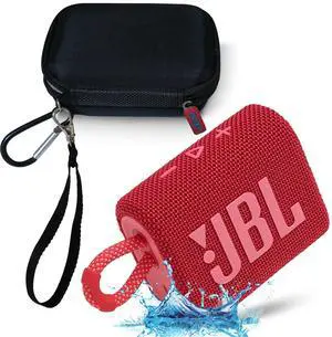 GO 3 Waterproof Ultra Portable Bluetooth Speaker Bundle with Megen Hardshell Case (Red) GO 3 Waterproof Ultra Portable Bluetooth Speaker Bundle with Megen Hardshell Case (Red)